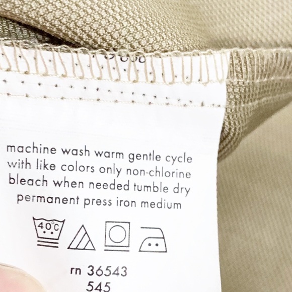 Geoffrey Beene Button Front Point Collar Dress Shirt Button Cuffs Shirt Tail Hem - Picture 9 of 9